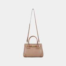 Structured PVC Double-Handle Satchel