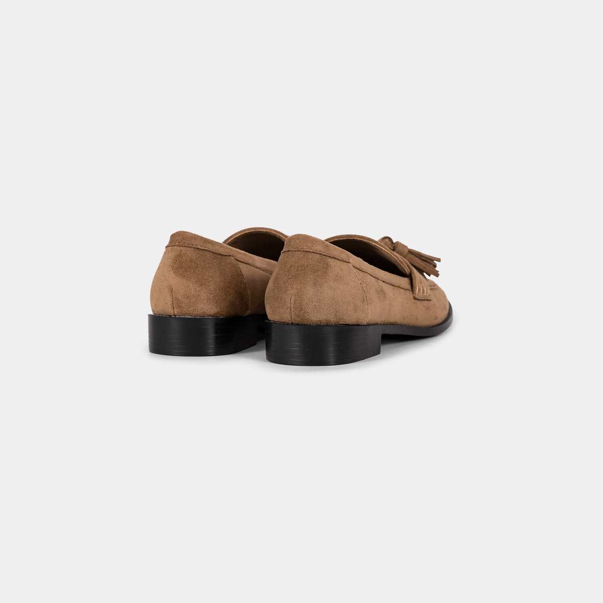 Mocassins Effet Suédine avec Pampilles