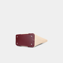 Color-Block Tote Bag with Matching Wallet