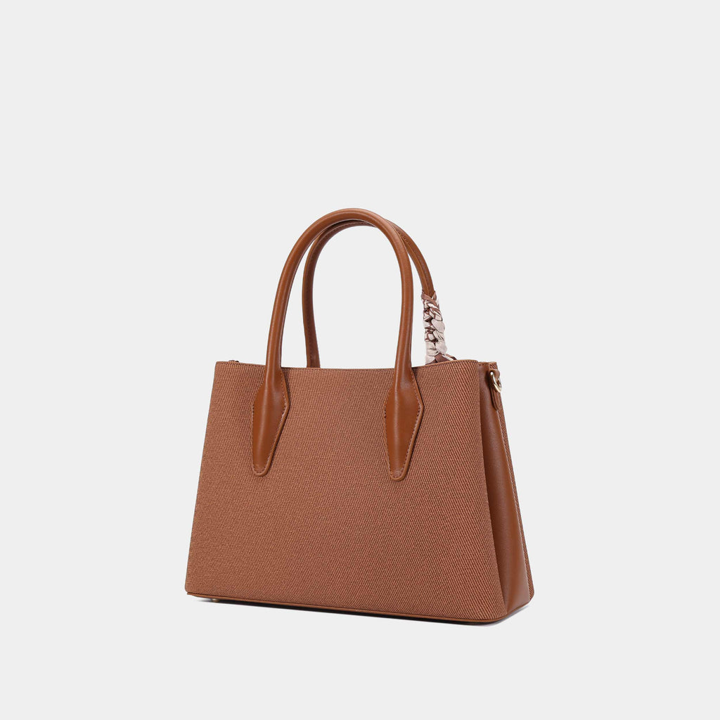 Sac Évasé Structuré avec Foulard