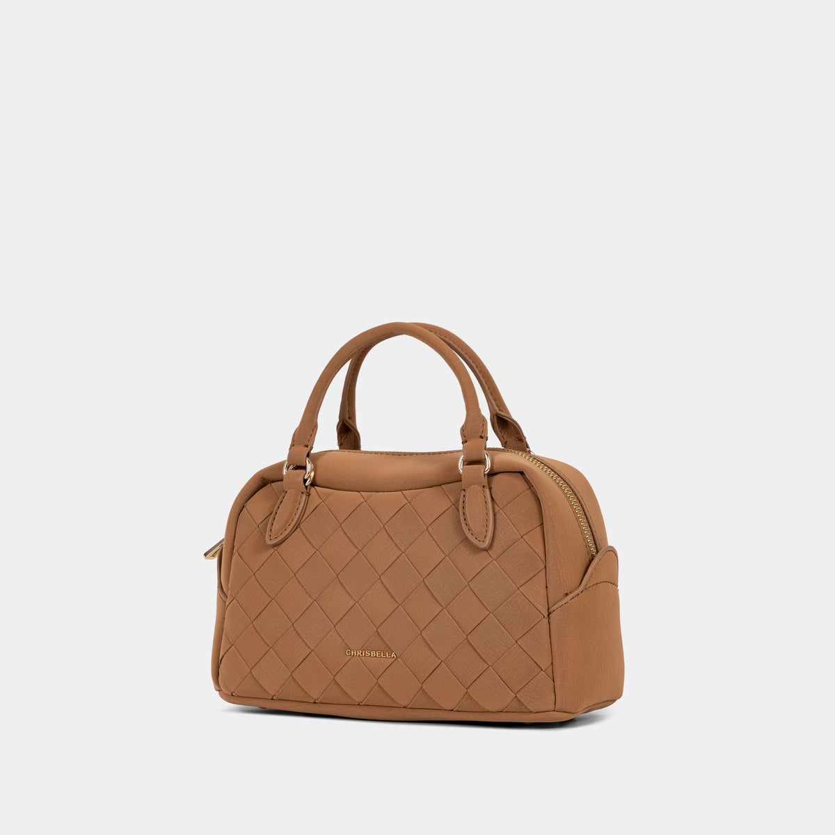 Tote Bag Tressé à Double Poignée