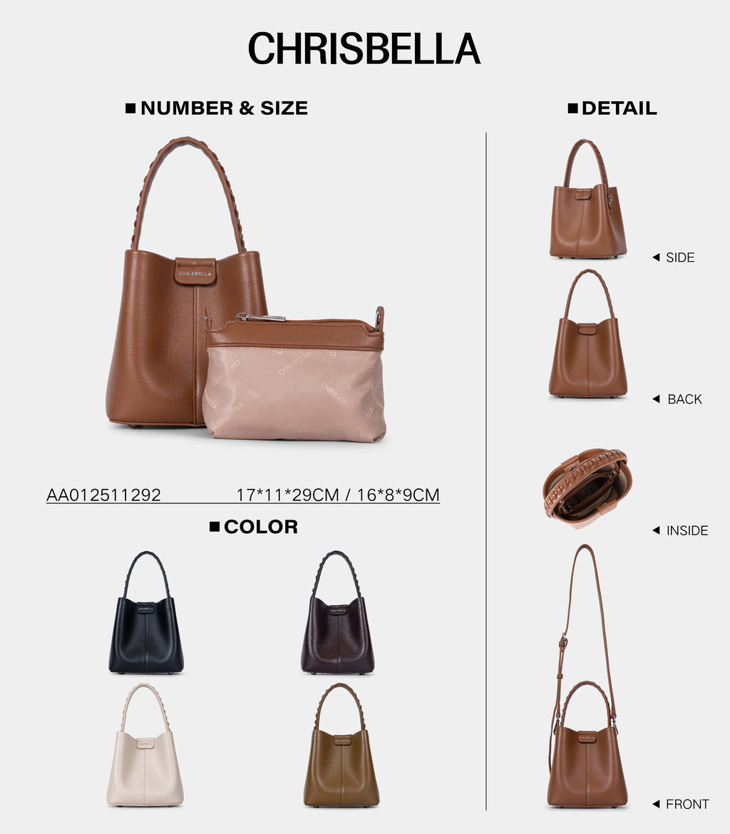 Sac à Poignée avec Pochette et Bandoulière
