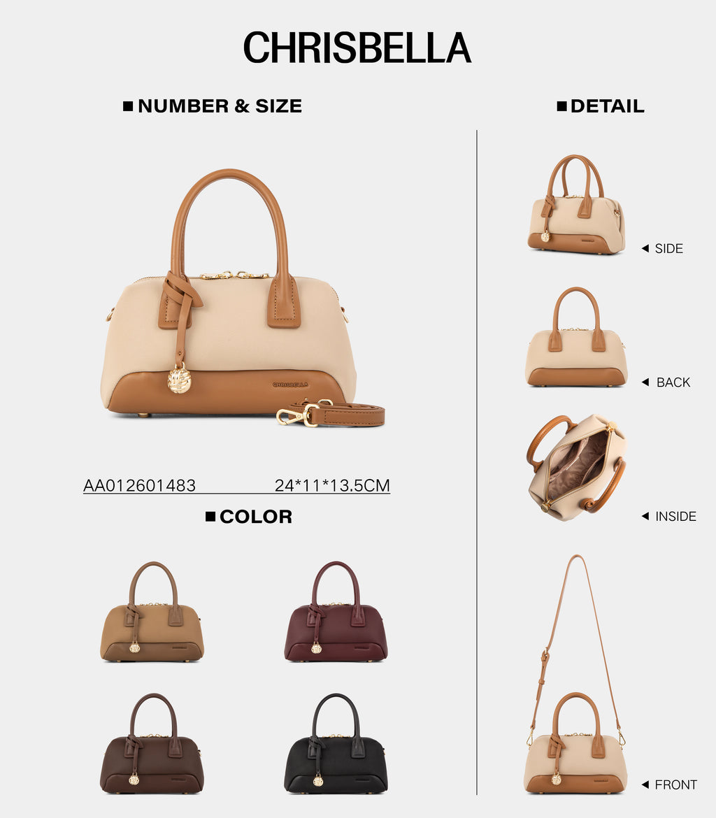 Sac à main Chrisbella bicolore — Élégance du quotidien