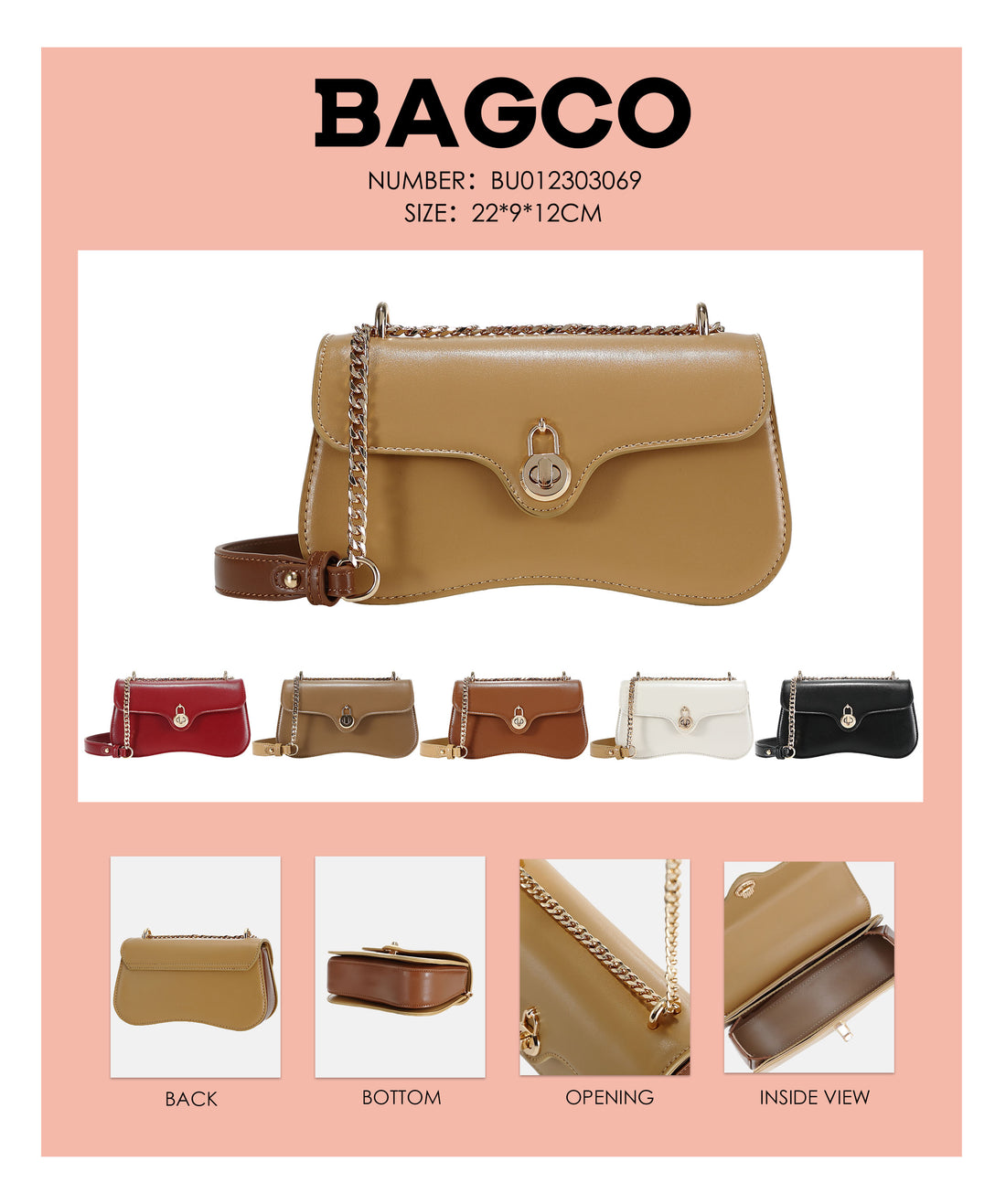 Chrisbella shoulder bag Rouge BU012303069
