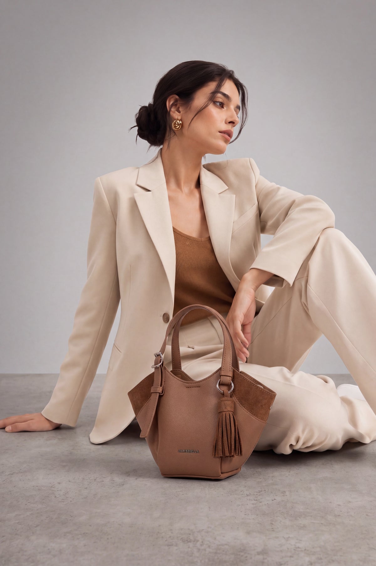 Sac Hobo Plissé Souple