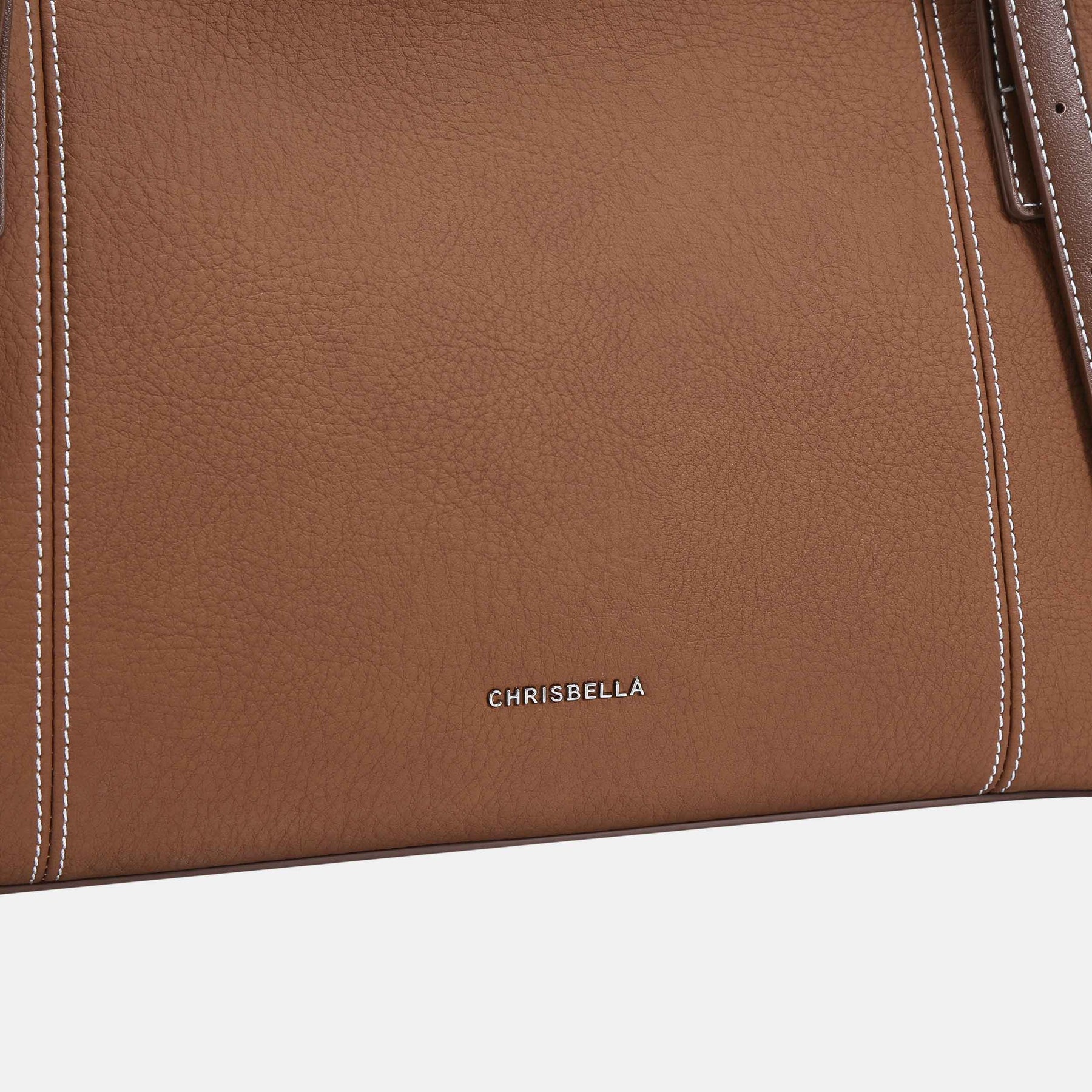 Slim Double-Handle Shoulder Tote Bag