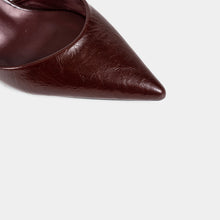 Textured-Finish Pointed-Toe Ankle-Strap Pumps