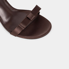 Smooth-Finish Ankle-Strap Sandals with Bow Detail