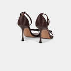 Sandales à Bride à la Cheville avec Nœud