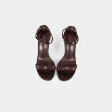 Smooth-Finish Ankle-Strap Sandals with Bow Detail