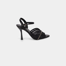 Crystal-Trimmed Sheer Mesh Ankle-Strap Sandals