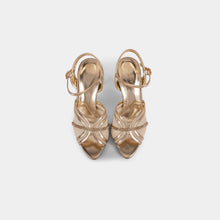 Crystal-Trimmed Sheer Mesh Ankle-Strap Sandals