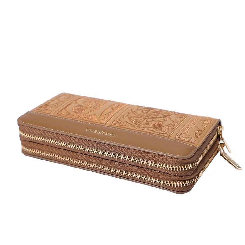 Chrisbella embroidery medium wallet 2